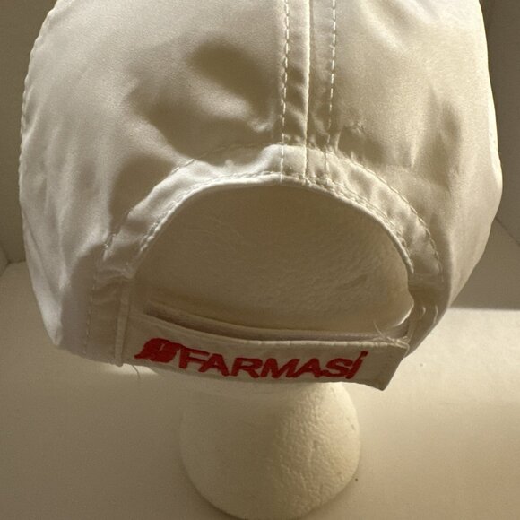 Farmasi Makeup Baseball Hat Cap Adjustable Strap Back White Pink H5 - Picture 5 of 9